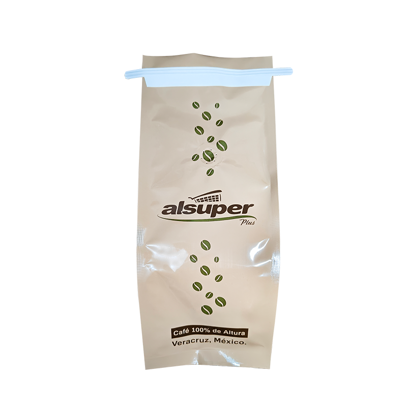 Coffee flexible packaging bag (with vent valve/easy tear opening)