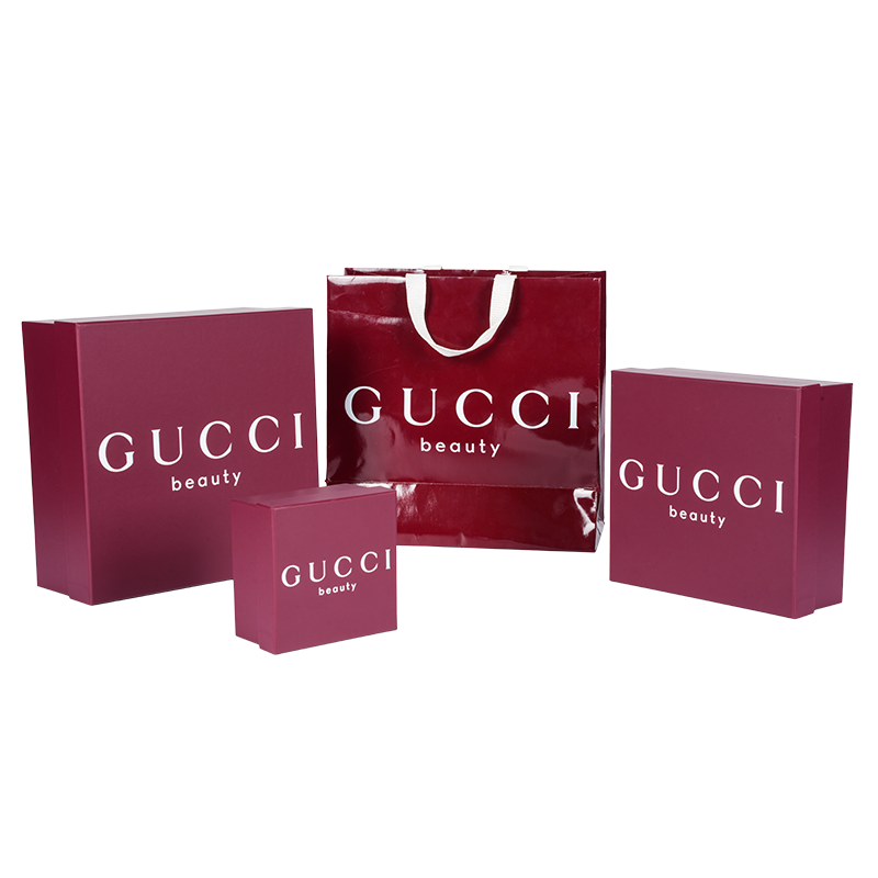 Drawer-style offset printed paper box for skincare packaging