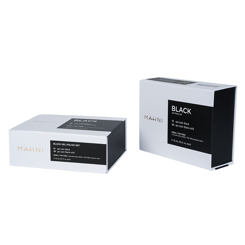 Rigid lid-and-base perfume packaging box