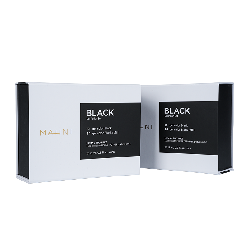 Rigid lid-and-base perfume packaging box