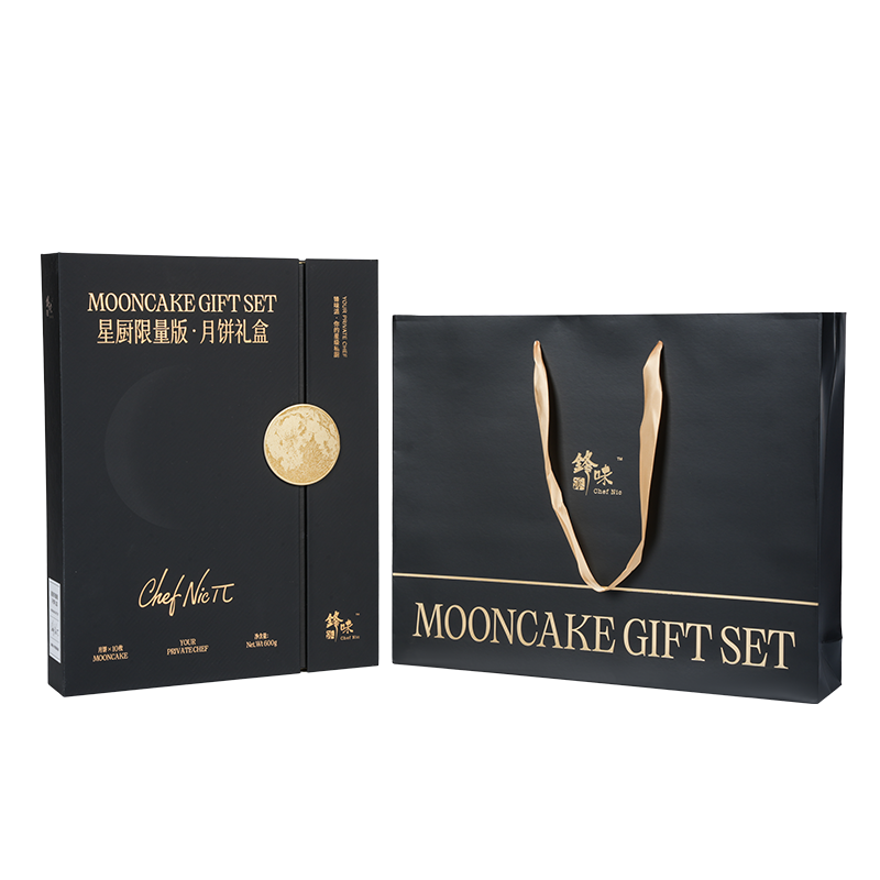 Water-resistant handle kraft/white cardboard cake carry bag