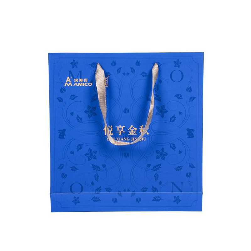 Holiday-themed vertical kraft paper tote bags