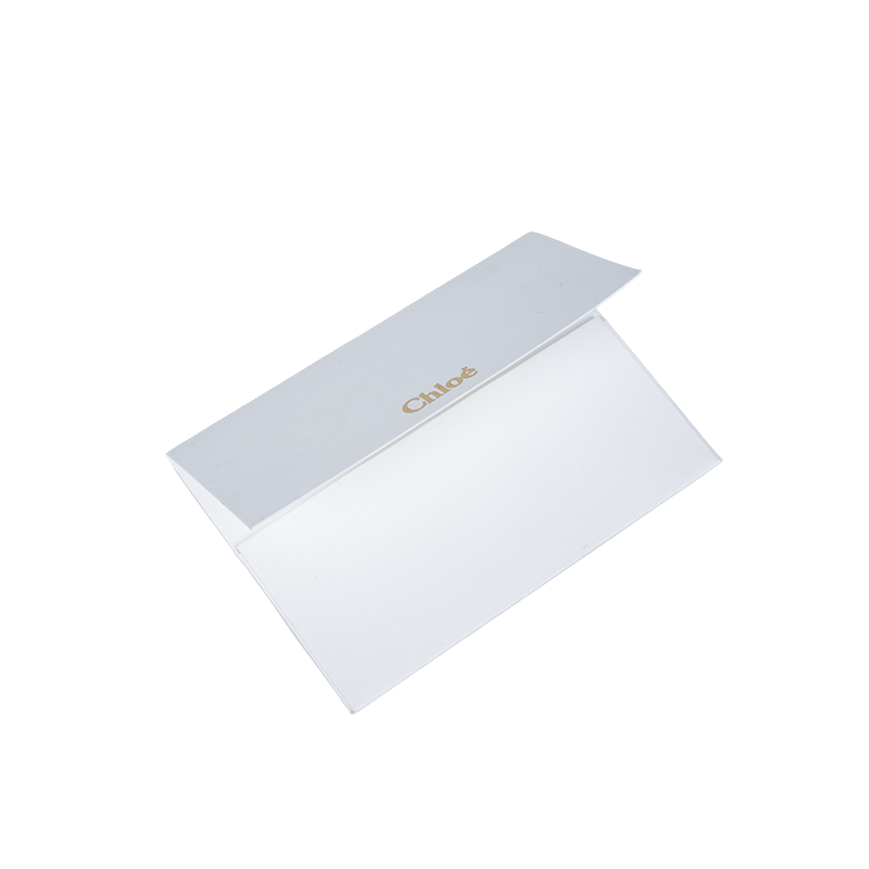 Double-layer white cardboard hang tags for garment packaging