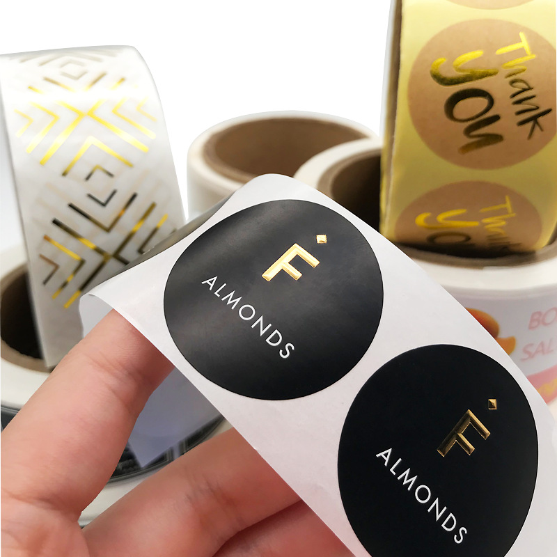 Coated paper adhesive label