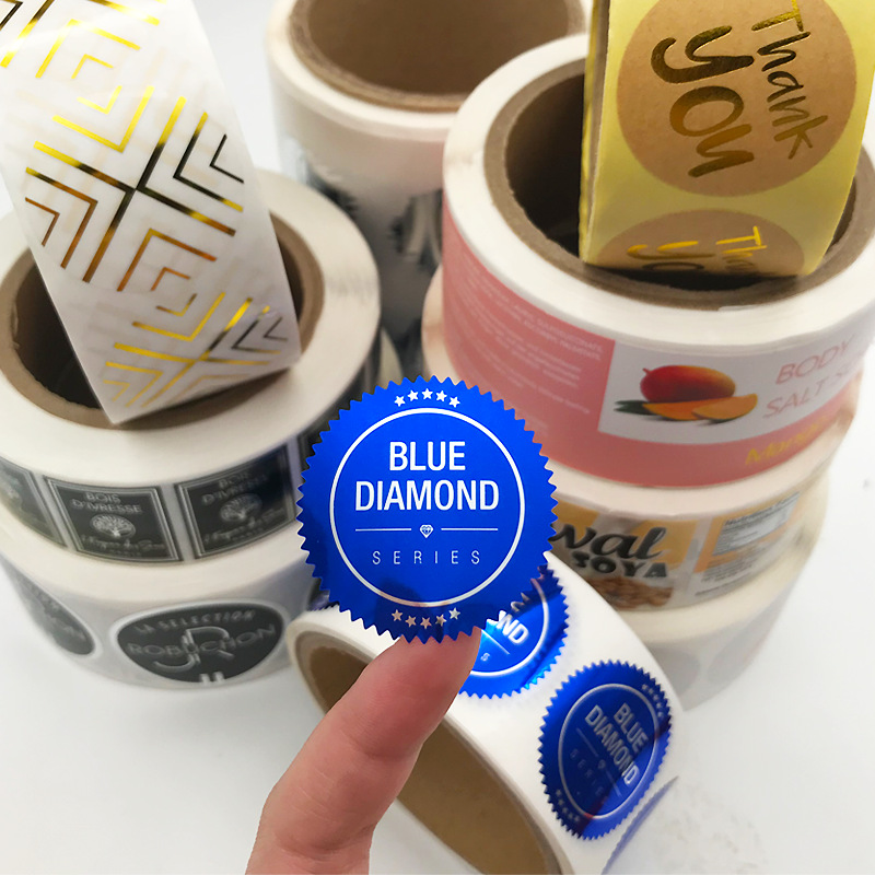 Coated paper adhesive label