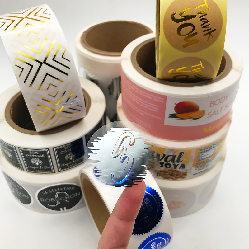 Coated paper adhesive label