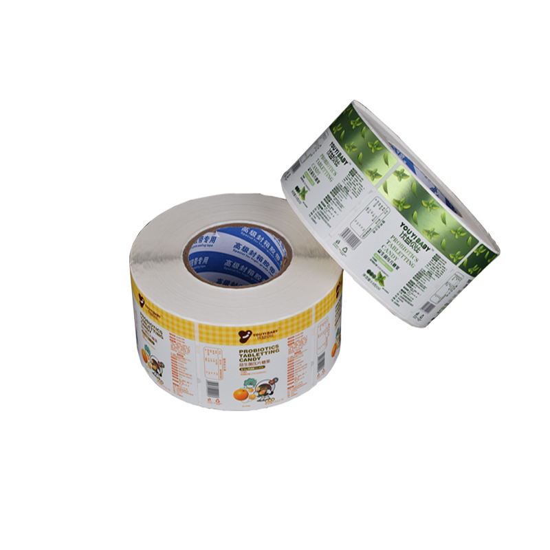 Coated paper adhesive label