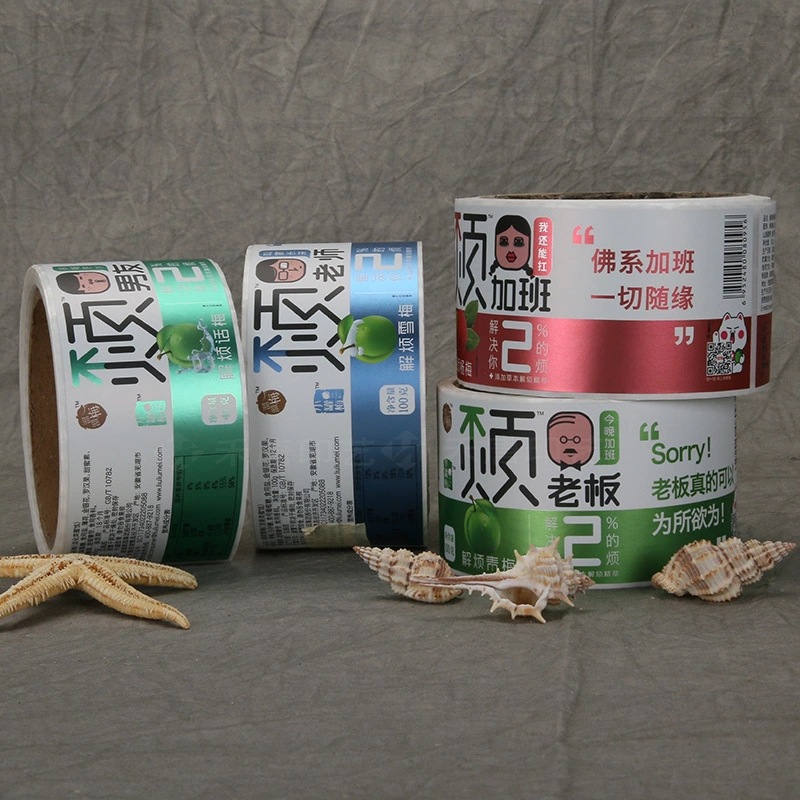 Coated paper adhesive label