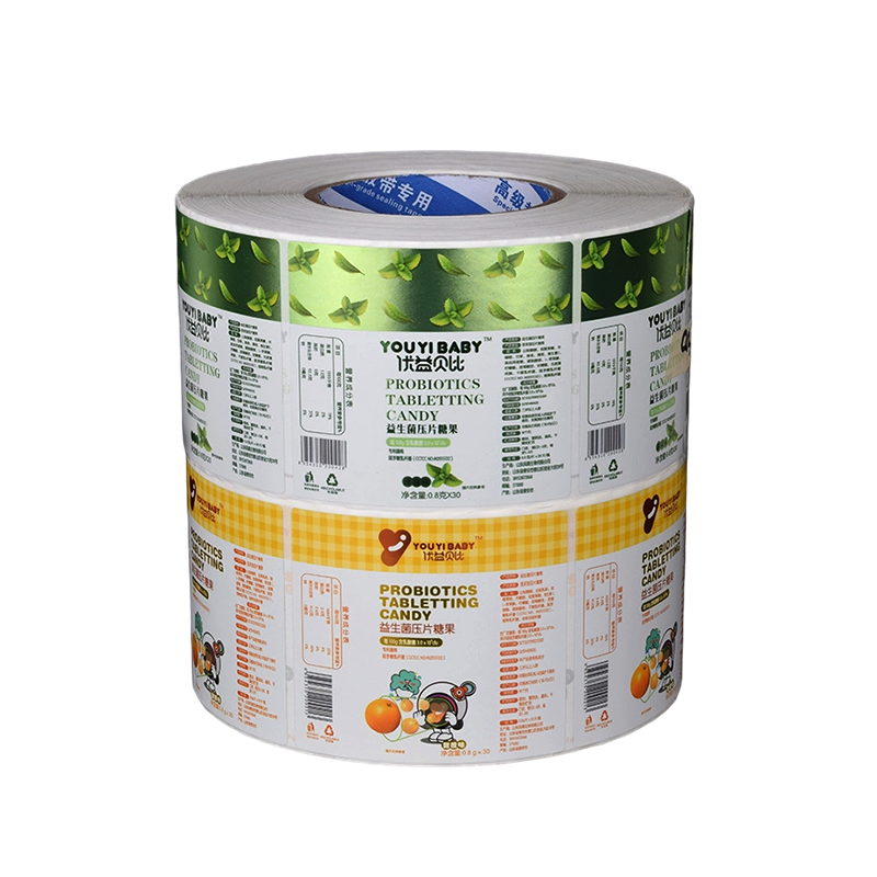 Coated paper adhesive label