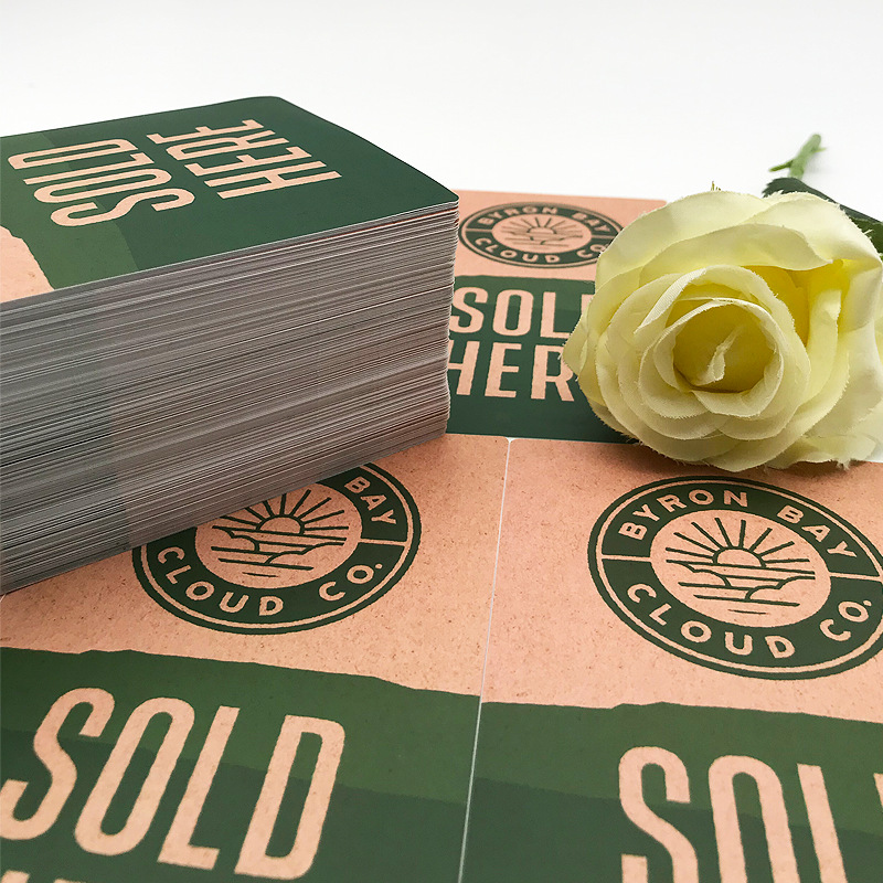 Food-grade kraft sticker – bakery & retail label