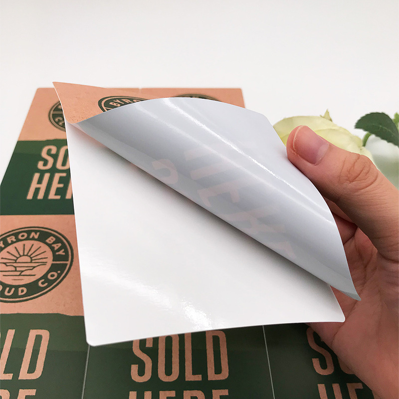 Food-grade kraft sticker – bakery & retail label