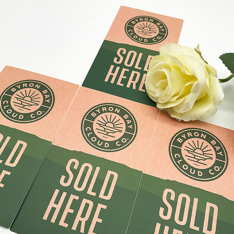 Food-grade kraft sticker – bakery & retail label