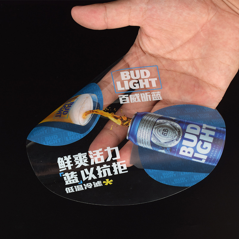 Matte foil embossed wine bottle label