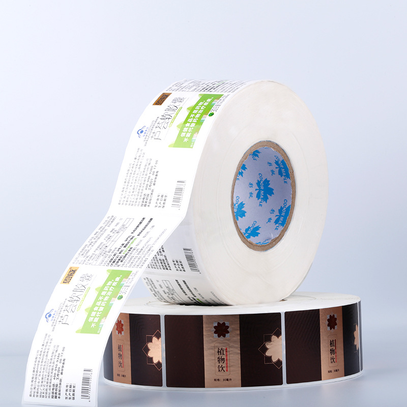 Self-adhesive labels for health supplements