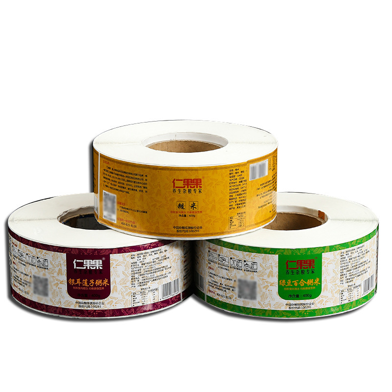 Self-adhesive labels for health supplements