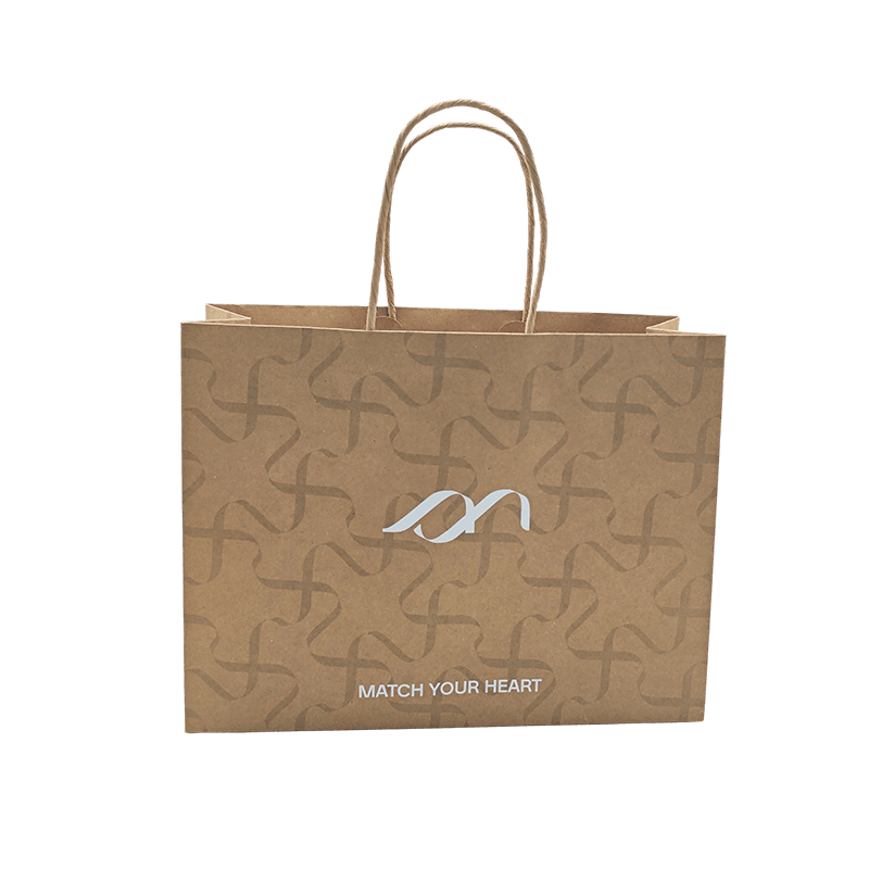 Custom Logo Kraft Paper Gift Bags