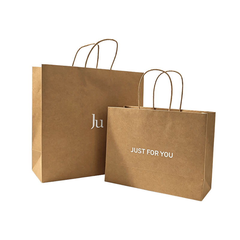 Large & Small Set Kraft Paper Twisted Handle Gift Bag